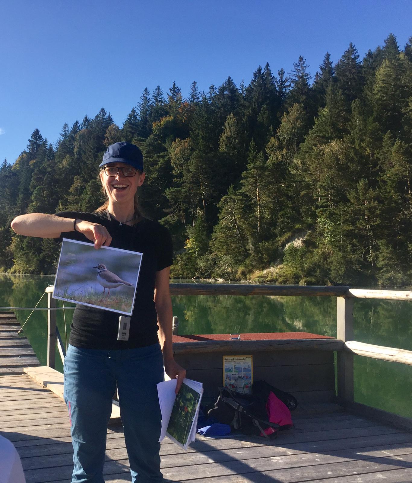 Die Rangerin bietet in Kooperation mit der Tourist Info Schongau Führungen auf dem Schongauer Lechfloß an