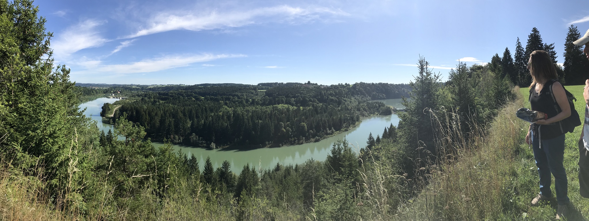 Der Lech, Panoramafoto